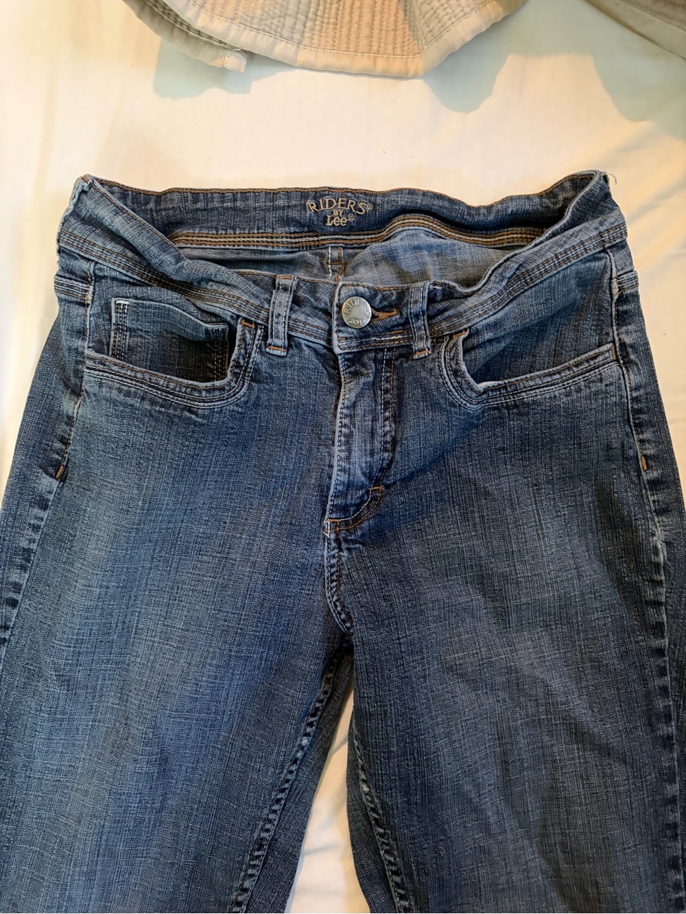 Riders by Lee Women's Straight Leg Jeans in Medium Blue Wash
